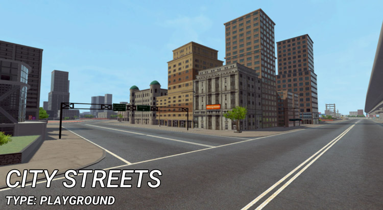 city streets track