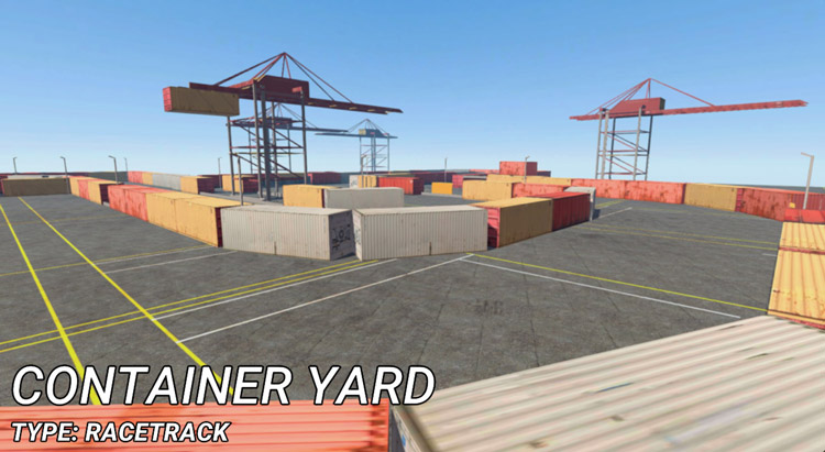 container yard track