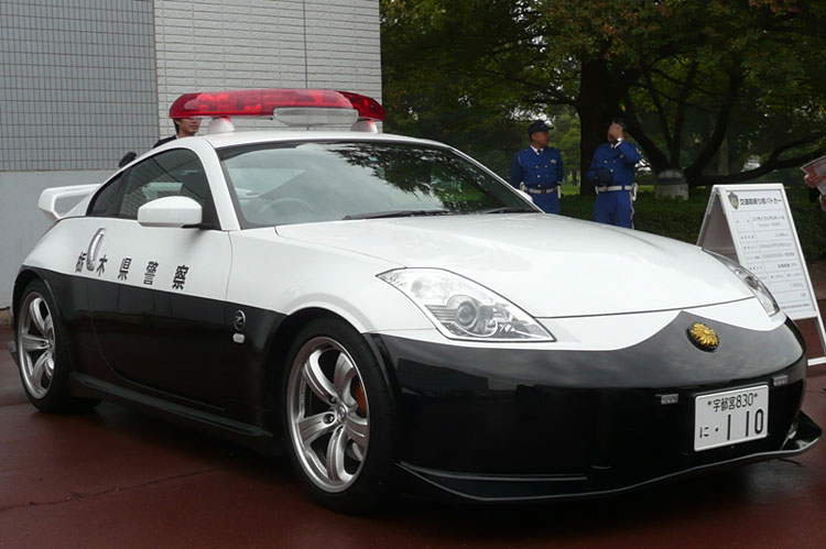 japan police nissan 350z